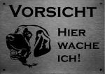 Kangal-Hirtenhund | Edelstahl Warnschild